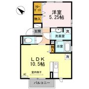 セジュール上ノ山Ⅱの間取り画像