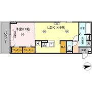 ブラン新宮中央の間取り画像