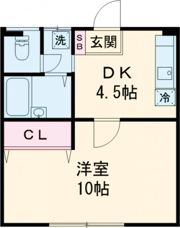 コーポシンザンの間取り画像