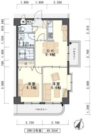 しゃとれ東勝山の間取り画像