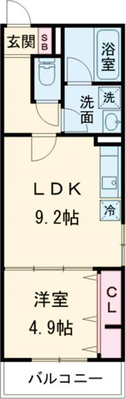 ツーブリッジの間取り画像