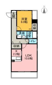 メイプル青山Aの間取り画像