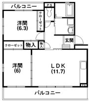 ハーヴェストの間取り画像