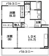 ハーヴェストの間取り画像