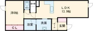 Laluce 三条通（ラルーチェ三条通）の間取り画像
