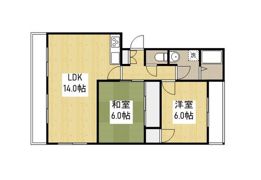 サワダマンションの間取り画像