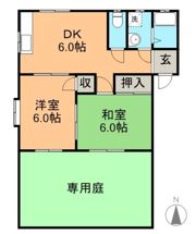 ドリームハウス花園Aの間取り画像