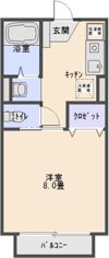 プリメールスタジオの間取り画像