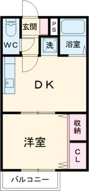 アンフォーラ広瀬Cの間取り画像