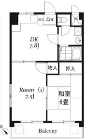 サンライズマンションAの間取り画像