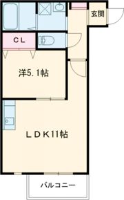 ブラン荒井A棟の間取り画像