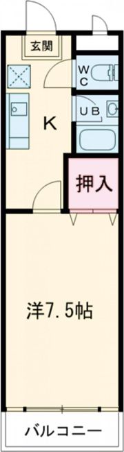 アルテ大在の間取り画像