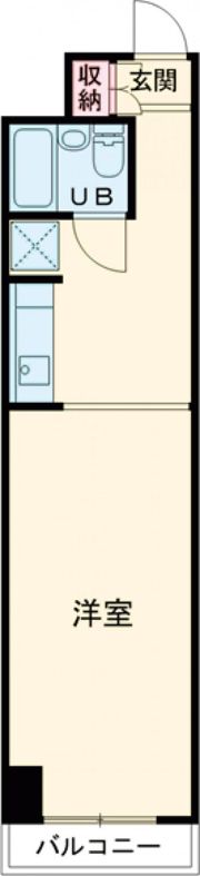 出浦マンションの間取り画像