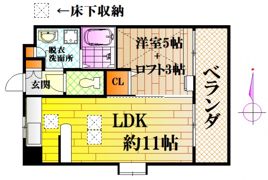 LEGEND YOKOGAWAの間取り画像