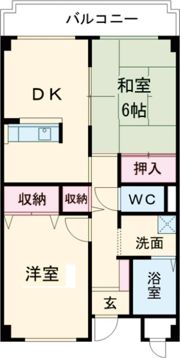 レーゼンハイムⅡの間取り画像