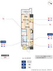 ウェルブライト博多ステーションの間取り画像