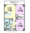 グリーンテラス大里の間取り画像