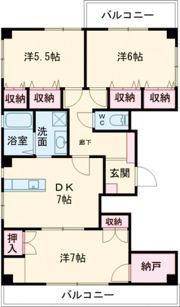 ベルサイトMの間取り画像