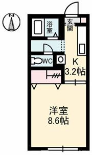 プラッツ21 B棟の間取り画像