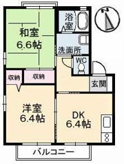 メテオール A棟の間取り画像