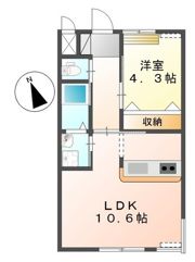 グレイス・ベルジュⅡの間取り画像