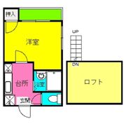 コーポひまわりの間取り画像