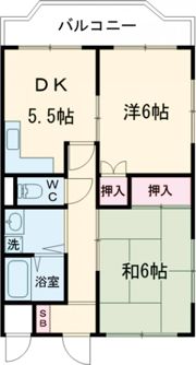サンライズCityマンションの間取り画像