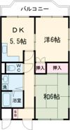 サンライズCityマンションの間取り画像
