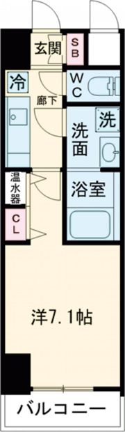 アドバンス三宮シュロスの間取り画像