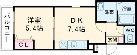 フジパレス堺梅北Ⅱ番館の間取り画像