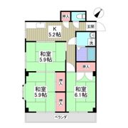リエス館林の間取り画像