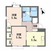 クレセントKの間取り画像