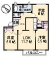 メゾンM－2の間取り画像