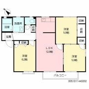 パルテール・ヴィラ A棟の間取り画像