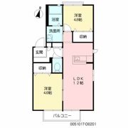 美し浜 D棟の間取り画像