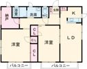 シャーメゾン西間の間取り画像