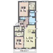 ShaMaison凪の間取り画像
