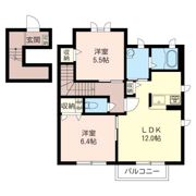 グリーン・ハイツ Bの間取り画像
