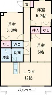 ふじ第2マンションの間取り画像