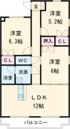 ふじ第2マンションの間取り画像