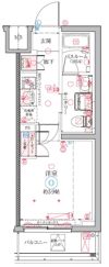 クレヴィスタ横浜鶴見の間取り画像
