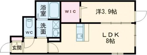 エフエス名取の間取り画像