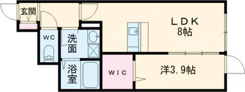 エフエス名取の間取り画像