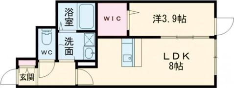 エフエス名取の間取り画像