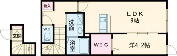 エフエス名取の間取り画像