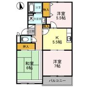 ロイヤルハイツ矢島の間取り画像