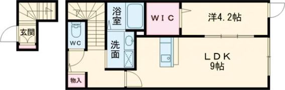 エフエス名取の間取り画像