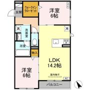 ワイズヴィラ岐南EASTの間取り画像