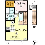 浜乃木レジデンスKの間取り画像