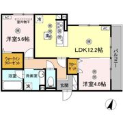 ミルフォード皆実町の間取り画像